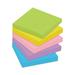 Post-it Notes-Original Pads in Floral Fantasy Collection Colors 3 x 3 100 Sheets/Pad 5 Pads/Pack