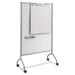 Safco Impromptu Magnetic Whiteboard Collaboration Screen- 42w x 24d x 72h- Gray