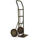 Milwaukee Hand Truck 800 lbs Flow Back Handle Truck with 10 in. Solid Puncture Proof Tire Black
