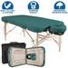 EARTHLITE Spirit Premium Portable Massage Table Package - Spa-Level Comfort Deluxe Cushioning incl. Flex-Rest Face Cradle & Strata Face Pillow Carry Case (30/32â€� x 73â€�)