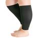 Aosijia 4XL Plus Size Calf Compression Sleeve for Women & Men Extra Wide Leg Support for Shin Splints Leg Pain Relief and Support Circulation Swelling Travel Work Sports and Daily Wear Black