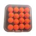 BAMILL 16pcs Carp Fishing Floats Beads Foam Floats Ball Floating Bait Ball Bait Floats