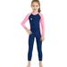 Kids Full Body Wetsuit Body Thermal Swimsuit for Girls Boys Surf Suit Neoprenes 2.5MM Toddler Teens Youth Wetsuits Long Sleeve Diving Suits