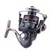 Fishing Reel 12+1 BB Light and Ultra Smooth Powerful Aluminum Fishing Reel 5.2:1 Gear Ratio for Saltwater or Freshwater (DE3000)