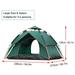 Aibecy Instant Pop Up Tent for 3-4 Person Automatic Camping Tent Dome Tent Double Layer Waterproof Family Tent for Hiking Backpacking Beach