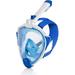 Snorkel Mask 180Â°view Snorkelling Mask with Panoramic Full Face Design-Sports Camera Compatible Free Breath Diving Mask with Anti-fog for Adults