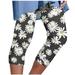 Reduce Price Hfyihgf Capri Pants for Women Casual Summer Pull On Yoga Dress Capris Work Jeggings Trendy Print Athletic Golf Crop Pants with Pockets(01#Black 5XL)