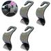 4Pcs Bling Car Seat Hook for Women Car Hooks for Purses Universal Car Headrest Hook for Bags Hanging Car Accessories Diamond Hook (Colour)