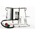 King KookerÂ® Model # SS1316N - Stainless Steel Portable Propane Outdoor Double Jet Cooker Package.