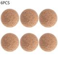 6pcs 36mm Table Football Cork Solid Wood Foosball Table Soccer Ball Fussball Football Machine Replacement Acces