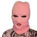 Franhais Adult s Balaclava Warm Three Hole Pullover Hat Wool Knitting Face Mask for Man and Woman