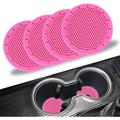 Car Cup Holder Coaster PVC Car Coaster 4 Pack Universal Auto Anti Slip Cup Holder Insert Coaster Car Interior Accessories