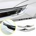 For Honda For CR-V 2023 ABS Chrome Car Front Headlight Eyebrow Cover Trim Strips