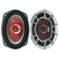 2x SoundXtreme 6x9 1040 Watt 4-Way Red Car Audio Stereo Coaxial Speakers- ST694 Bundle