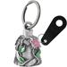 Motorcycle Bell for Bikers Women Men W/ Hanger Biker Bell for Riders Good Luck Riding Bell Moto Accessories