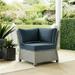 Bradenton Outdoor Wicker Sectional Corner Chair Navy