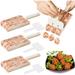 3 Pcs Creative Kitchen Triple Meatball Maker Meatball Maker Mold Meat Ball Scoop with Cutting Spade Ball Maker None-Stick Meatball Maker DIY Meatball Maker Shrimp Fish Ball Making Tool