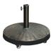 Bilot Patio Umbrella Base with Wheels Heavy-Duty Stand Resin Weights for Outdoor Market Umbrella 52lbs Bronze