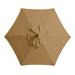 SRstrat Garden Umbrella Umbrellas Outdoor Offset Umbrella Outdoor Stall Umbrella Beach Sun Umbrella Replacement Cloth 106 Inch Diameter 6 Skeleton