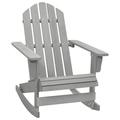 vidaXL Adirondack Rocking Chair Porch Rocker Outdoor Patio Lawn Chair Wood