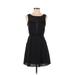 BCBGeneration Cocktail Dress - DropWaist: Black Solid Dresses - Women's Size 2