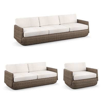Avila Seating Replacement Cushions - Sofa, Natural Sofa - Frontgate