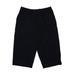 Karen Scott Sport Shorts: Black Print Mid-Length Bottoms - Women's Size Large Petite - Indigo Wash
