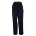 Giorgio Armani Wool Pants - High Rise: Blue Bottoms - Women's Size 10