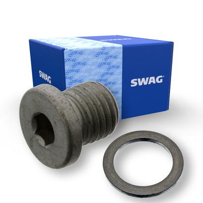 SWAG Verschlussschraube, Ölwanne 17mm für SKODA VW SEAT CUPRA MERCEDES-BENZ BMW 000000007504 000908012003S1 07119904351 10 94 6398