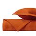 Home Treasures Linens Channel Single Coverlet 100% Eygptian Cotton/Sateen in Orange | King Coverlet/Bedspread | Wayfair EMCNN3KCVTCL