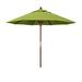 Joss & Main Manford Ausonio 9' x 9' Octagonal Market Umbrella, Wood in Green | Wayfair 25B28B90B7144E6FA3F145011DB4D5DD