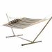 Sol 72 Outdoor™ Latorre Spreader Bar Hammock w/ Stand Polyester in Brown | Wayfair 8CA427A04ED44EA08DCA91F9225455DE