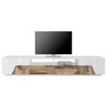 Hokku Designs Anastin TV Stand for TVs up to 88" Wood in White | 18.1 H x 102.4 W x 16.9 D in | Wayfair 8845D43A7D9B48E199B721E221A48639