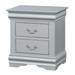 Alcott Hill® Sariya Solid + Manufactured Wood Nightstand Wood in Gray | 24 H x 22 W x 16 D in | Wayfair C97E876DC985418CA97A92AA35DCB3CE