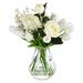 Primrue Lester Mixed Floral Arrangement or Centerpiece in Vase Fabric in Pink/White | 12 H x 9 W x 9 D in | Wayfair