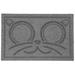 Matterly WaterHog Kitty Face Indoor Outdoor Cat Bowl Feeder Placemat, Rubber | 20 H x 30 W x 0.375 D in | Wayfair 20934572030