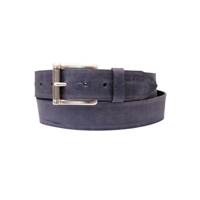 Ledergürtel ANNAMATONI, Damen, Gr. 90, blau, Rindsleder, unifarben, modisch, Gürtel Image