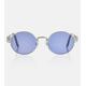 Jean Paul Gaultier x Karim Benzema round sunglasses