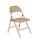 National Public Seating | NPS Folding Chairs; Material: Steel; Width (Inch): 18 in; Seat Color: Beige | Part #901