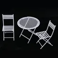 Chaise de table l'inventaire en métal blanc style européen meubles de jardin chambre de maison de