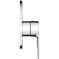 Bidetarmatur GROHE "Start" Armaturen Gr. B/H: 16,3 cm x 19,5 cm, Wannenbatterie, grau (chromfarben) Bidetarmaturen