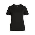 NORVIG Damen Norvig Ladies V-neck T-shirt S/S Black T Shirt, Schwarz, S EU
