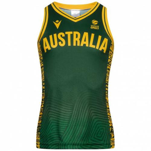 Australien Basketball macron Indigenous Damen Trikot grün