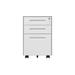 Modern Mobile Steel File Cabinet with 3 Drawer and Lock