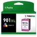 901XL Color Ink Cartridges 901 Tri-color Ink Cartridge Replacement for HP 901 901XL 901 XL Tricolor Ink use with HP OfficeJet 4500 J4500 Series J4580 J4680 Printer 1 Pack Tri-color