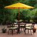 8.5ft Outdoor Patio Market Umbrella with Wooden Pole