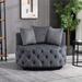 40.6" Tufted Deep Cushions Sofa with 1 Pillow, Armless Sofa