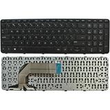 New US Black Laptop Keyboard with Frame Replacement for HP Pavilion 17-E000 17-E100 17Z-E000 17Z-E100 Series; Fit P/N 725365-001 720670-001 AER68U00110 R68 AER68U00410 AER68U00310 710407-001