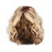 Wedding Hair Clip Wig Women S Medium And Long Curly Hair Medium Pear Flower Perm Short Hair Fashion Golden Dyed Wig Hair Set Silky Hair