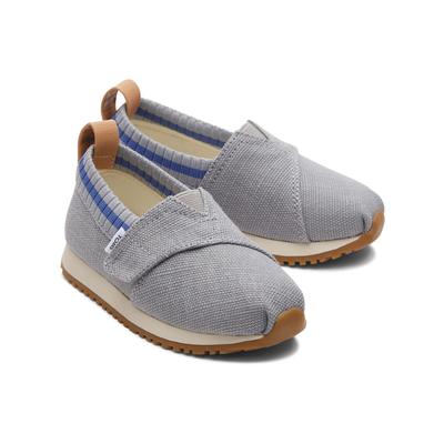 TOMS Kids Tiny Grey 's Heritage Canvas Alp Residen...